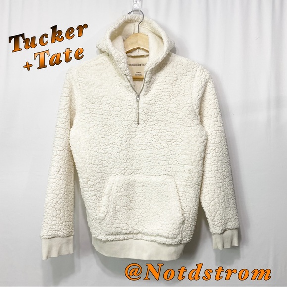teddy bear half zip